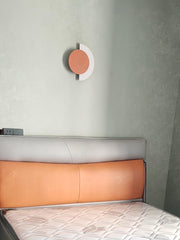 Rounded Abstract Art Sconce