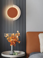 Rounded Abstract Art Sconce