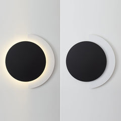 Rounded Abstract Art Sconce