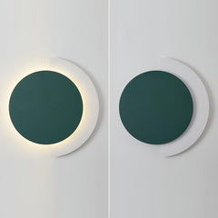 Rounded Abstract Art Sconce