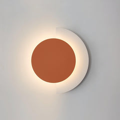 Rounded Abstract Art Sconce