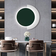 Rounded Abstract Art Sconce