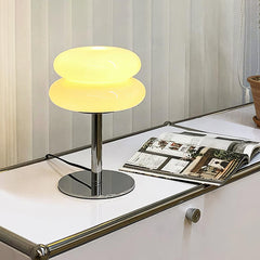 Saturn Glide Glass Table Lamp