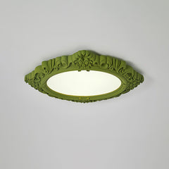 Sculpted Resin Ceiling Lamp