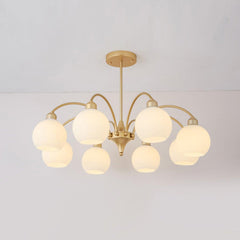 Sculptural Glass Chandelier