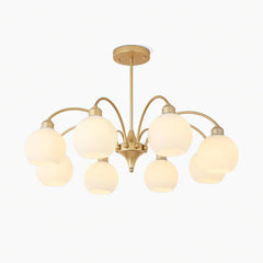 Sculptural Glass Chandelier