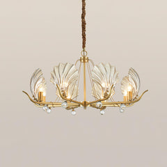 Shell Crystal Chandelier