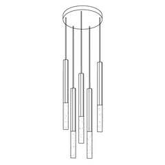 Shine Vertical Plumage Suspension