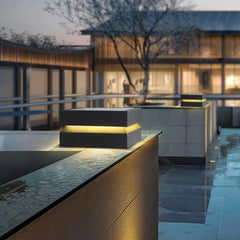 Square Post Outdoor Light