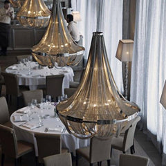 Tassel Aluminum Chain Chandelier