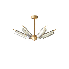 Sputnik Brass Chandelier