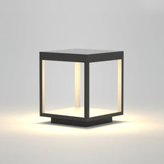 Square Frame Fence Post Garden Light