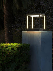 Square Frame Post Outdoor Light
