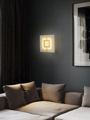 Square Marble Wall Lamp