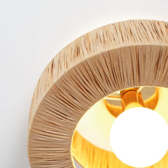 Straw Art Ceiling Lamp