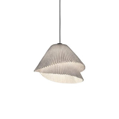 Stainless Steel Pleated Pendant Lamp