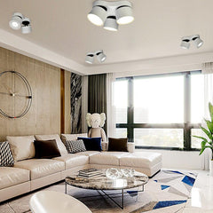 Rotating Folding Three Head Spotlight