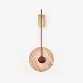 Travertine Disc Wall Lamp