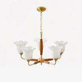 Trumpet Flower Glass Chandelier