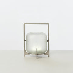 Silver Twilight Lantern Table Light