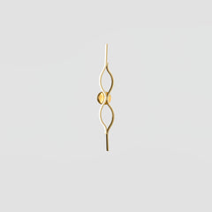 Twist Brass Wall Light