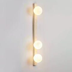Vertical Travertine Wall Sconce