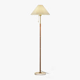 Vintage Pleated Floor Lamp