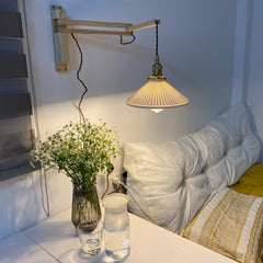 Walnut Telescopic Wall Lamp