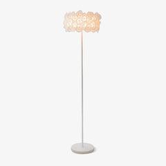 White Hydrangea Floor Lamp