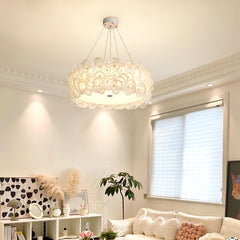 White Hydrangea Pendant Lamp