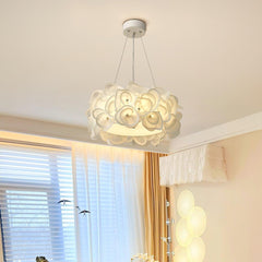 White Hydrangea Pendant Lamp