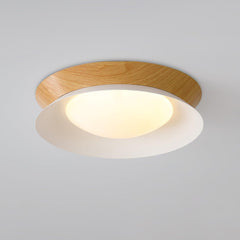 Wood Grain Round Ceiling Light