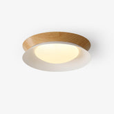 Wood Grain Round Ceiling Light