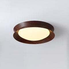 Wood Grain Round Ceiling Light