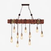 Wood Hanging Multi Chandelier