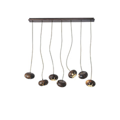 Wood Pumpkin Cluster Chandelier