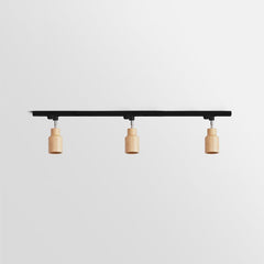 Wood Track Ceiling Lamp