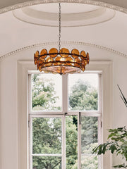 Solaris Disc Murano Chandelier