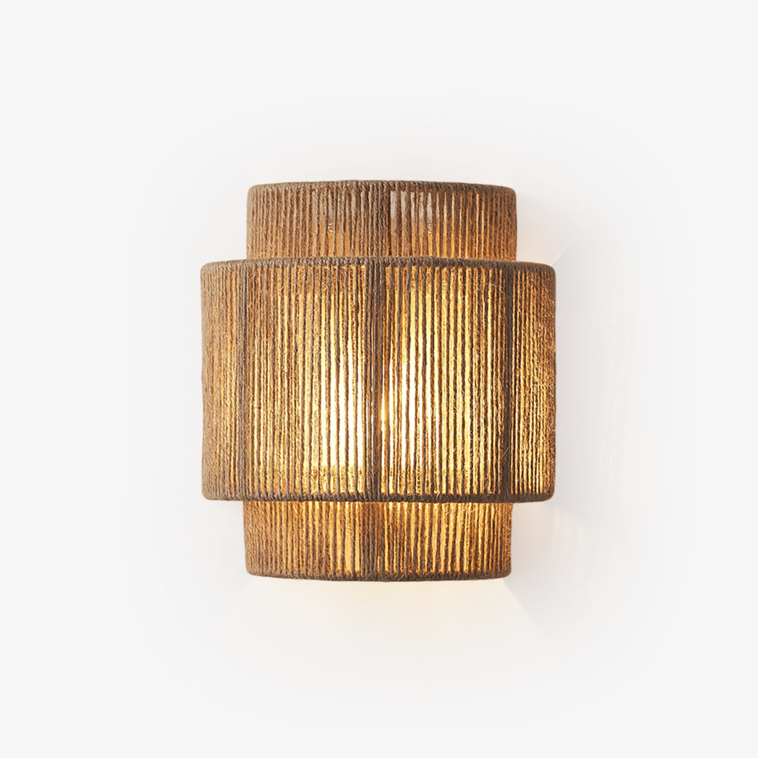 Rustic Weave Wall Lamp