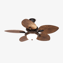 Banana Leaves Ceiling Fan Light