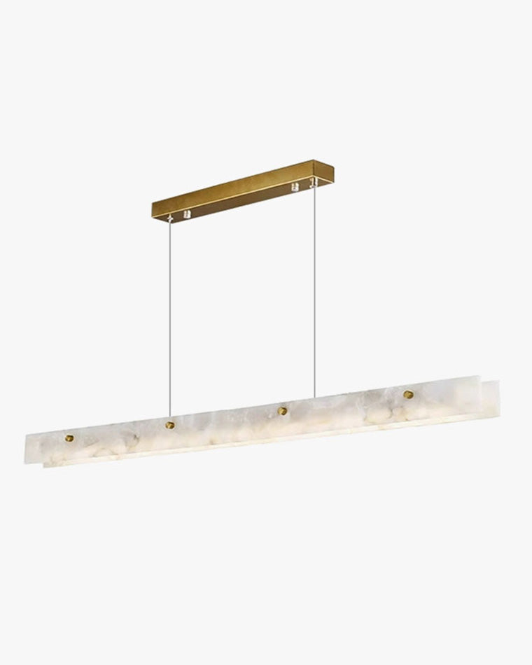 Linear Alabaster Chandelier