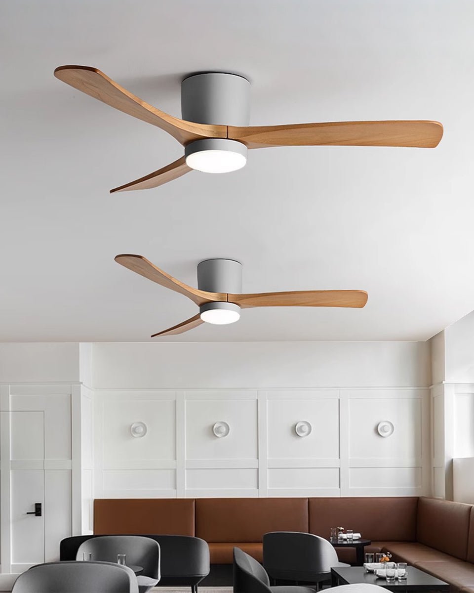 Nordic Wooden 42"/48"/52" Ceiling Fan Light