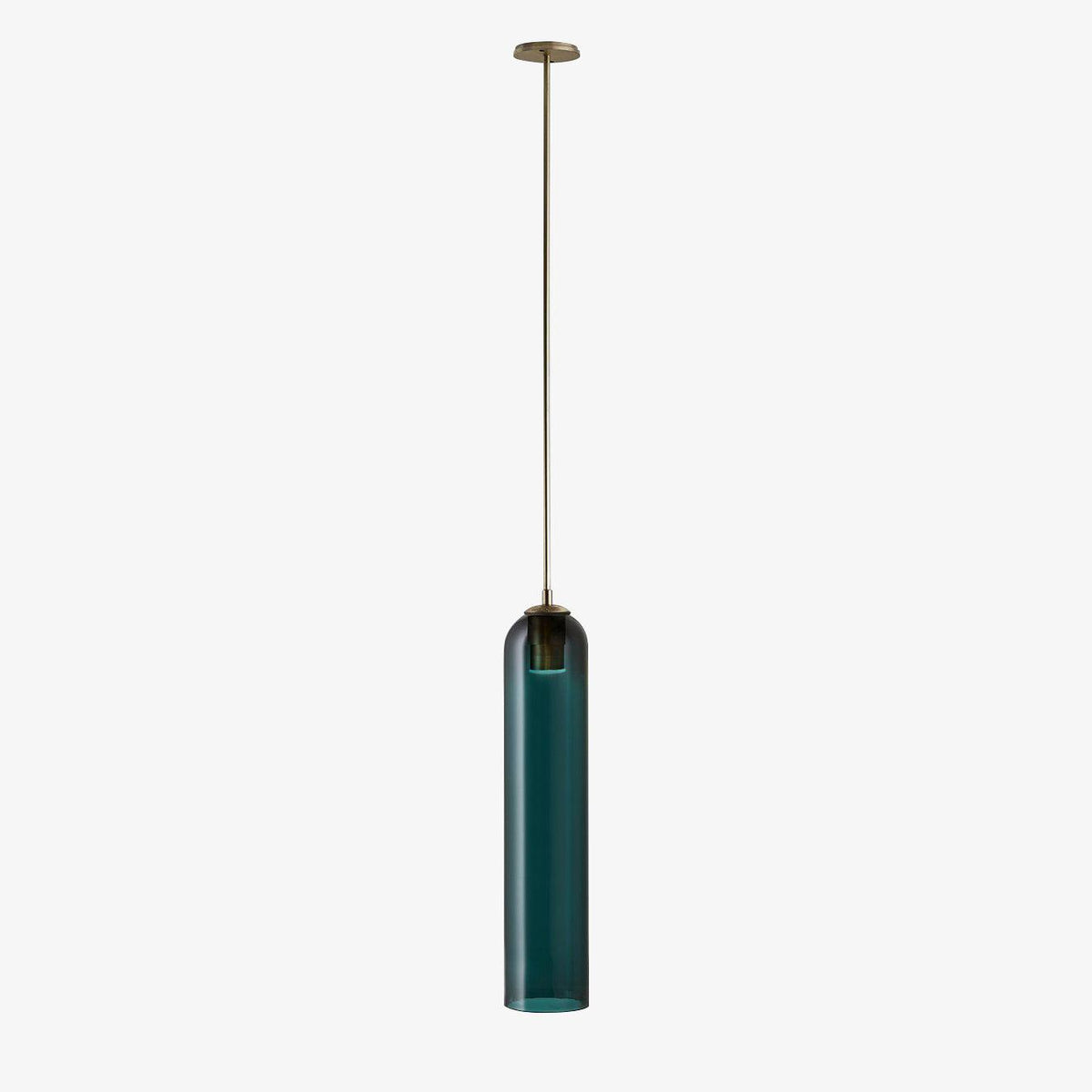 Long Tube Glass Pendant Light