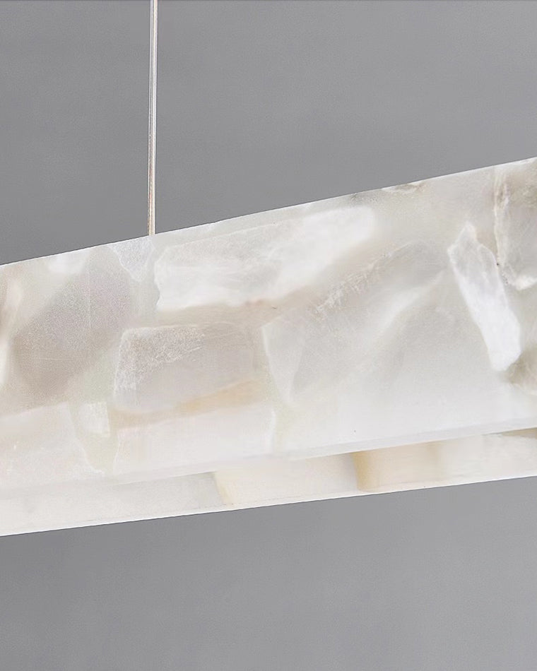 Linear Alabaster Chandelier