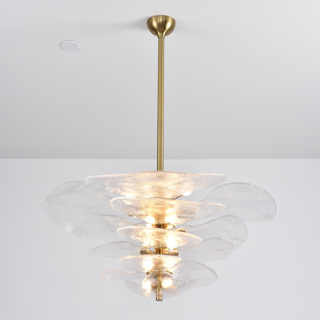 Petals Gold Murano Chandelier