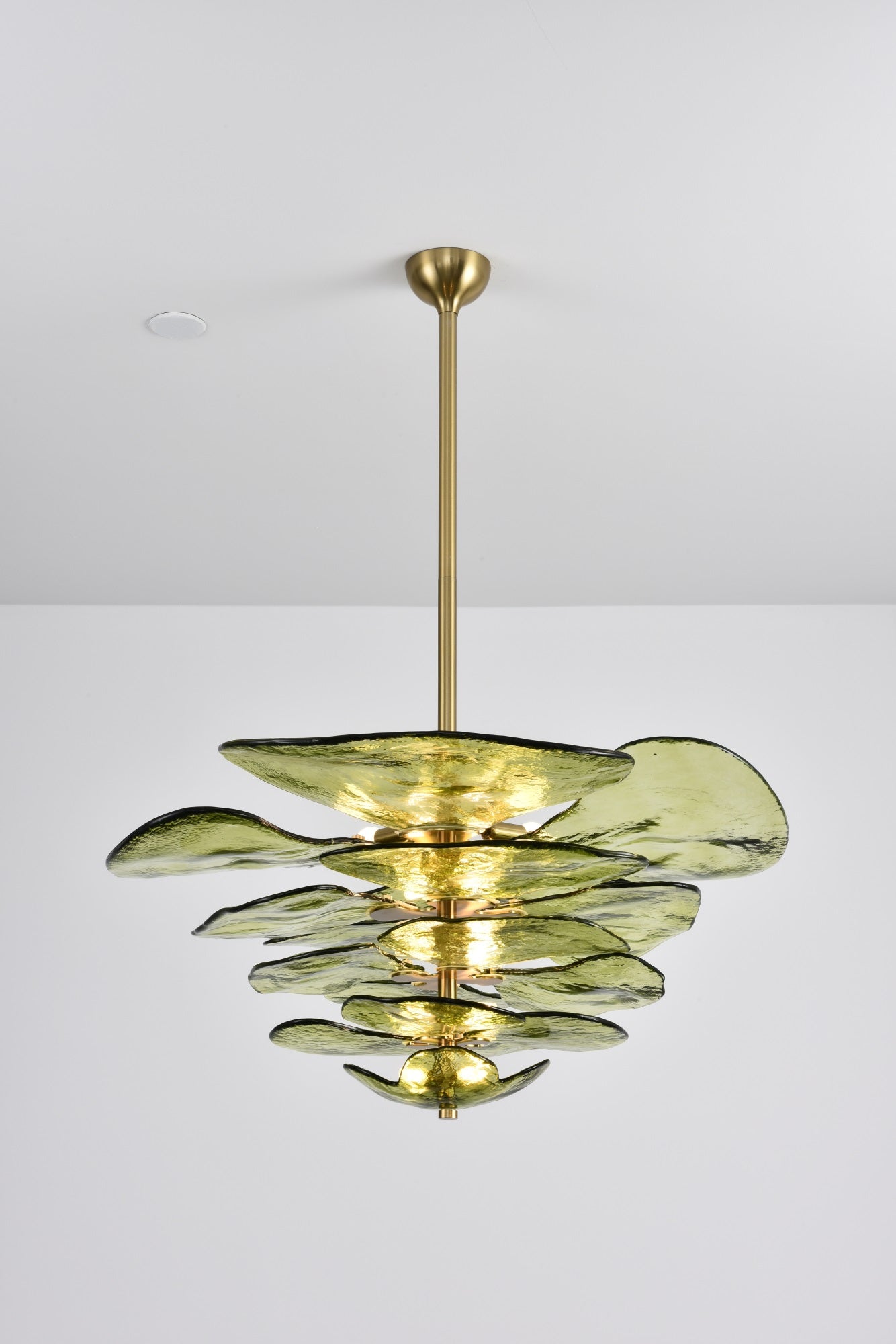 Petals Gold Murano Chandelier