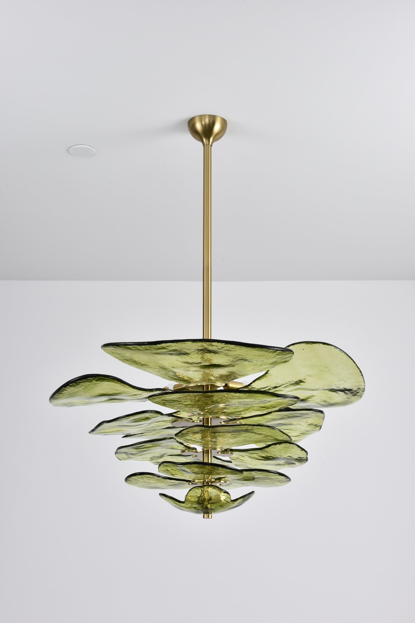 Petals Gold Murano Chandelier