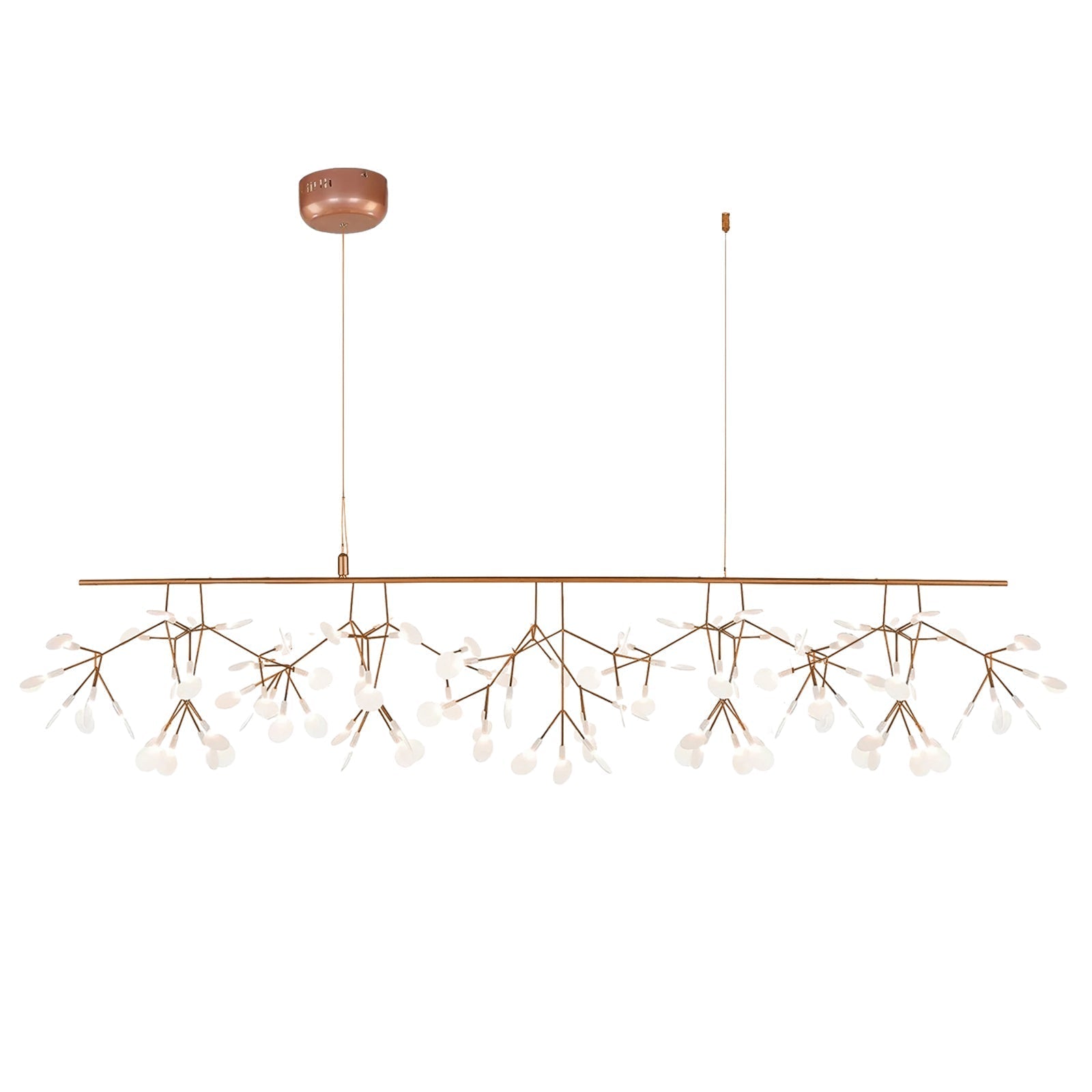 Rose Gold Firefly LED Chandelier