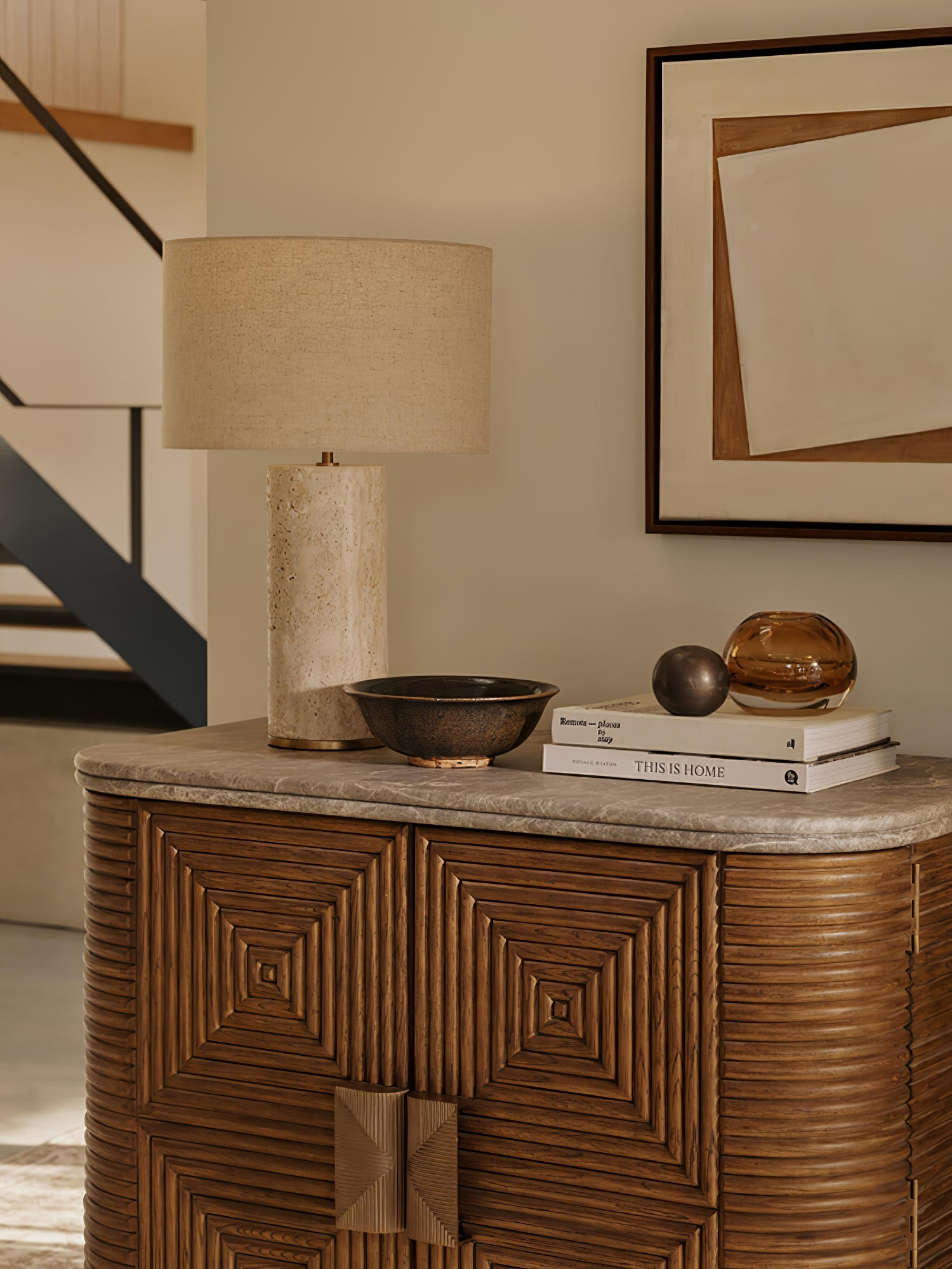 Aria Stone Table Lamp