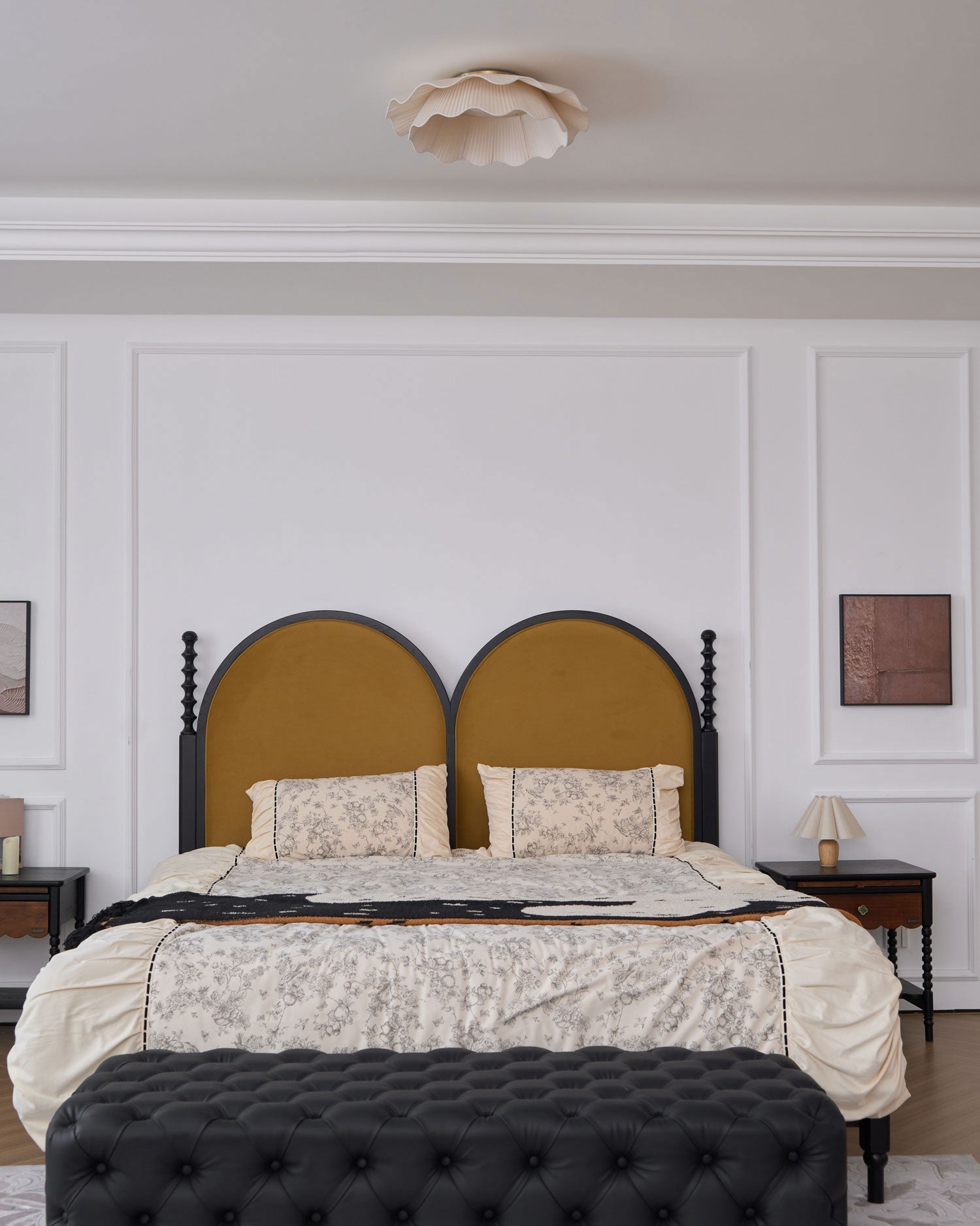 Arwen Fabric Wave Ceiling Lamp